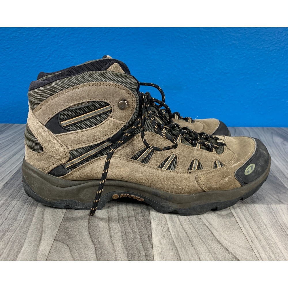 Hi-Tec Boots Bandera Mid Waterproof Hiking Boot Sz 13 EU 46 Leather High Top